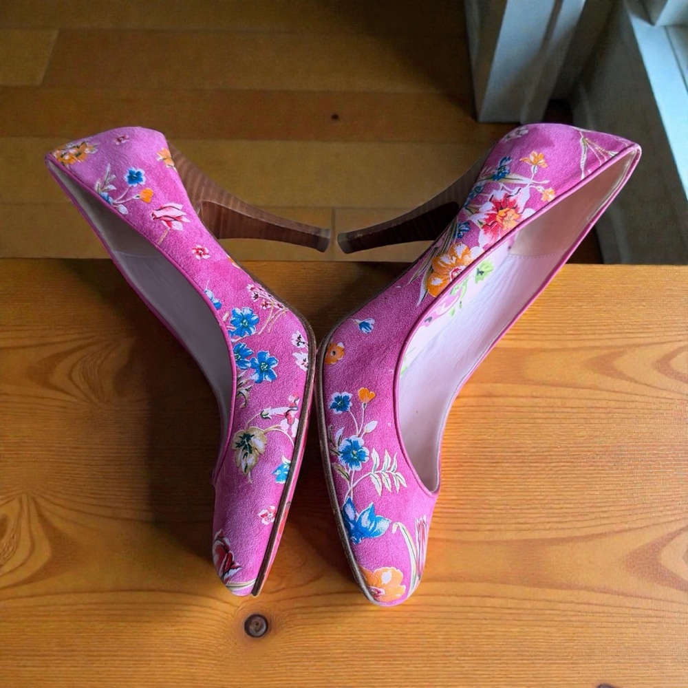 Betsy Johnson Garden Party Pumps size 7.5 - Picture 12 of 13